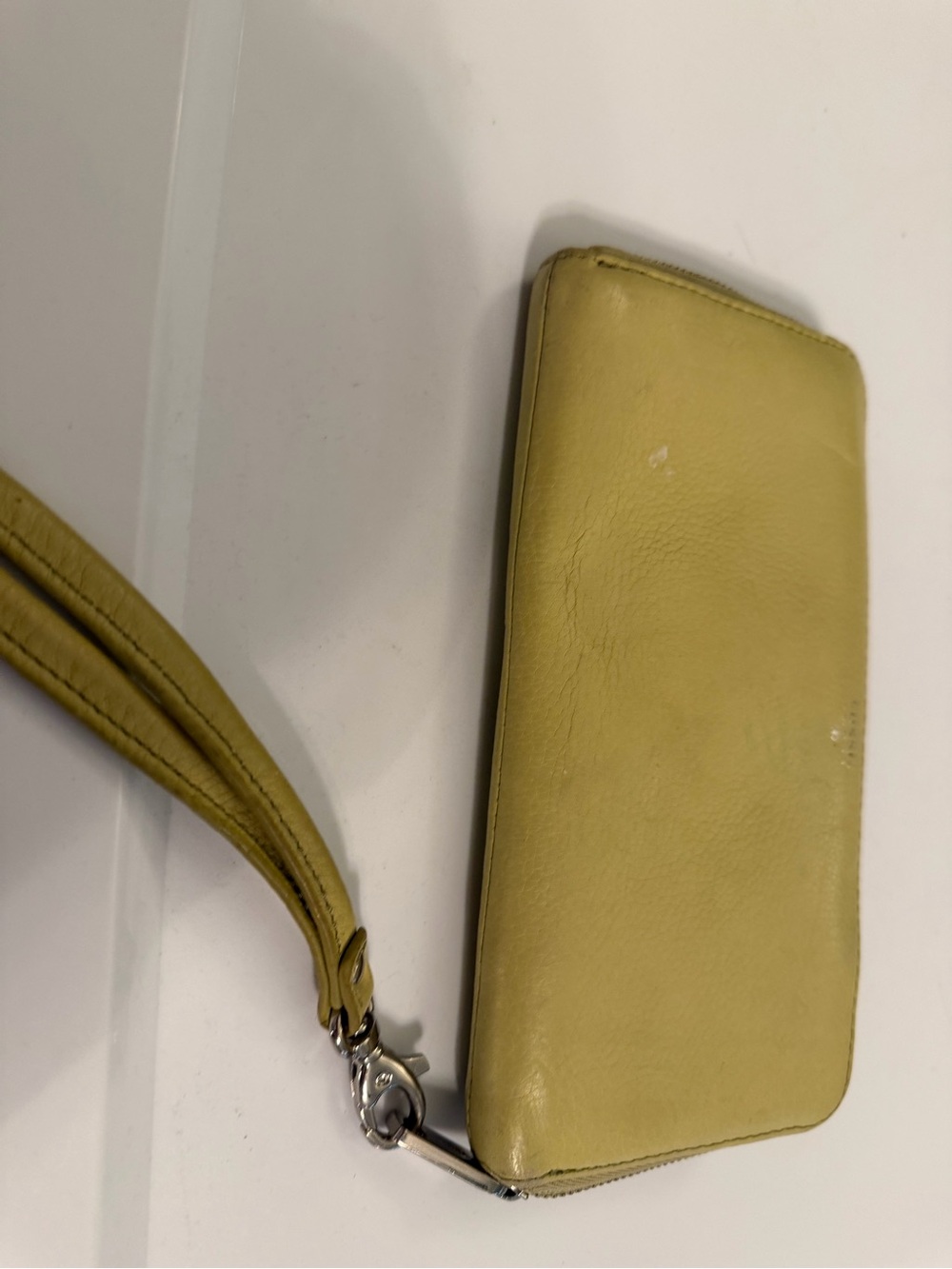 Fossil Leather Wristlet Clutch